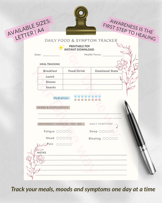 Daily Food & Symptom Tracker