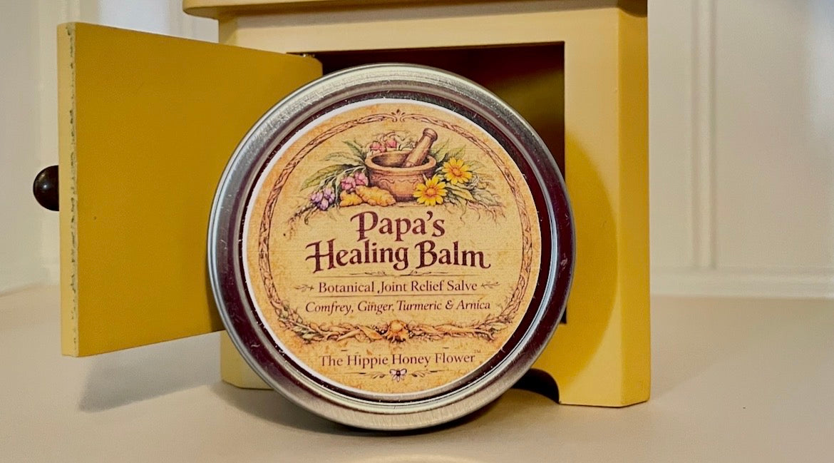 Papa’s Healing Balm | Herbal Support for Joints & Muscles | 2 oz Botanical Salve